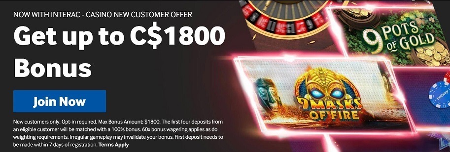 Betway Casino Bonus