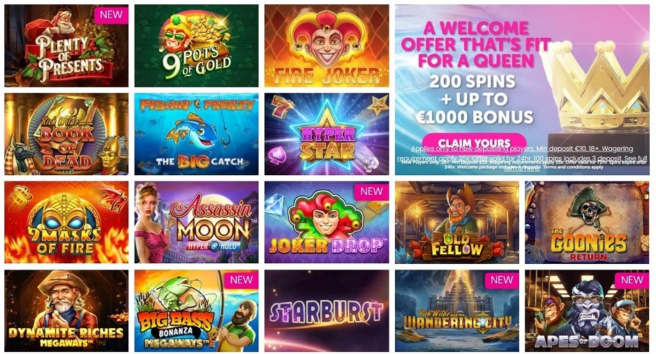 Queenplay Casino Games